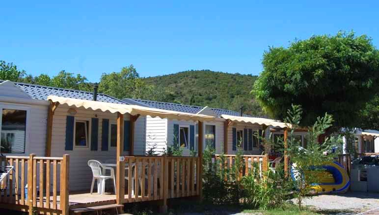 Vente privée Camping 4* La Vallée du Paradis – Les mobil-homes du camping